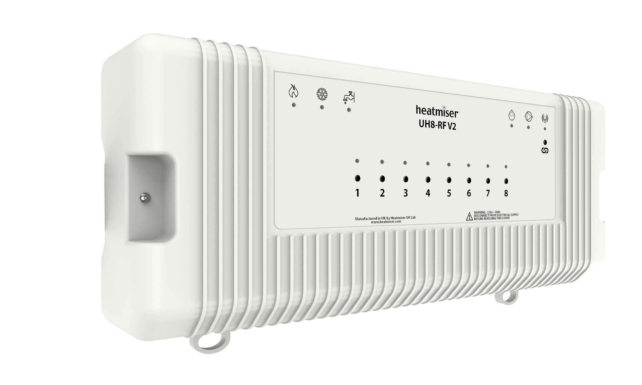 Can I control four different zones through four separate wireless thermostats with this wiring centre?